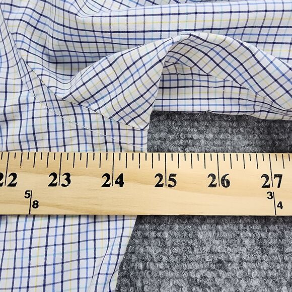 Polo Ralph Lauren Shirt Men 16.5 White Check Long Sleeve Casual Button Up Preppy - Picture 8 of 16